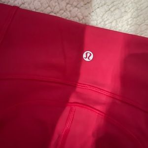 Hot Pink Lululemon Capris